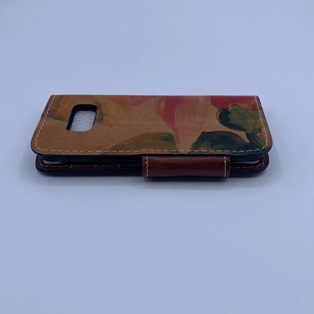 Patricia Nash 2-in-Leather Wallet Case Samsung Galaxy S8 phone